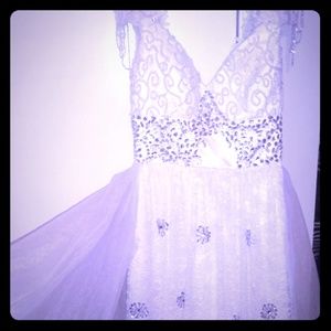 Wedding or Prom dress White